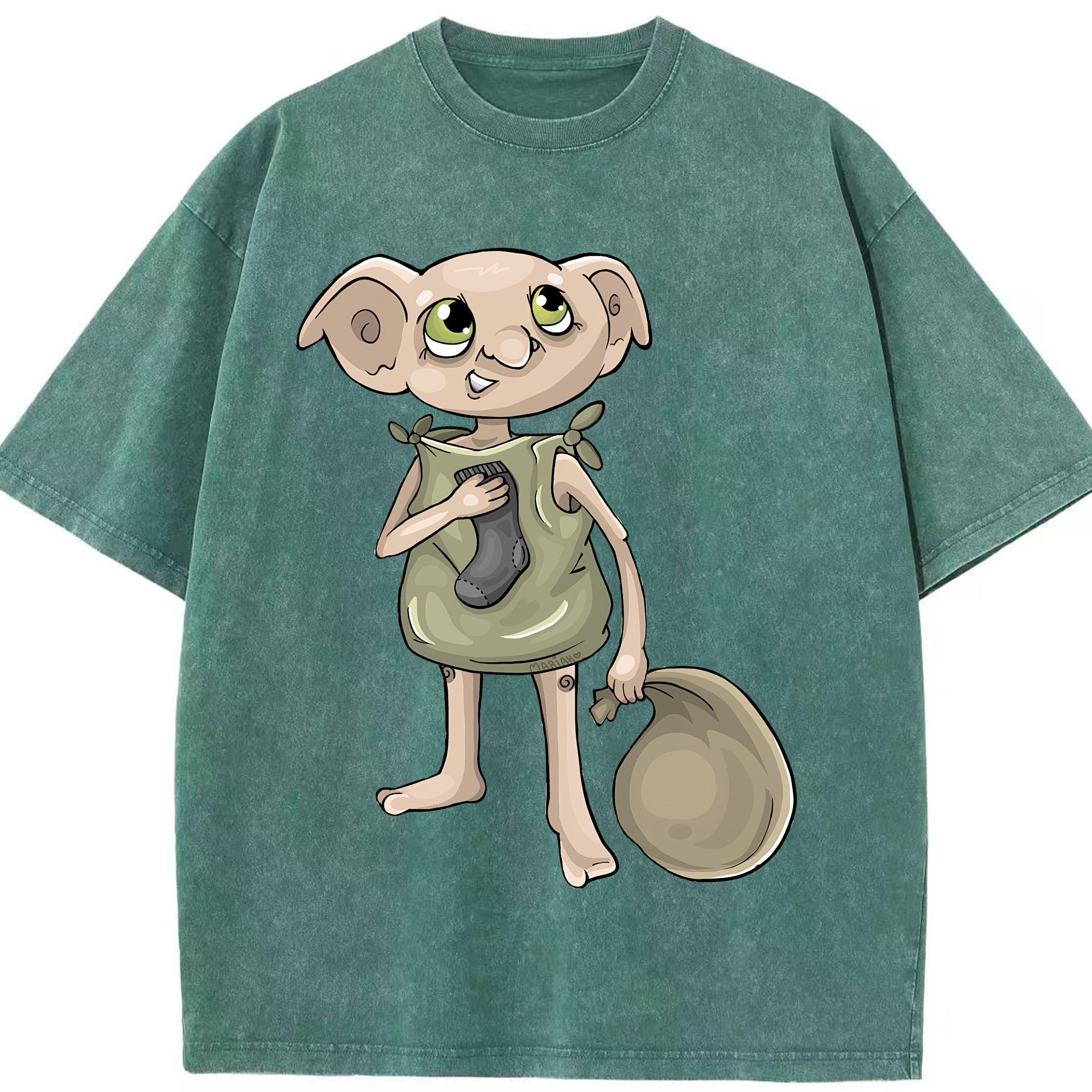 （画像用） Harry Potter ハリー・ポッターシリーズ 綿100% ヴィンテージ風 半袖Tシャツ（フロントプリント）
